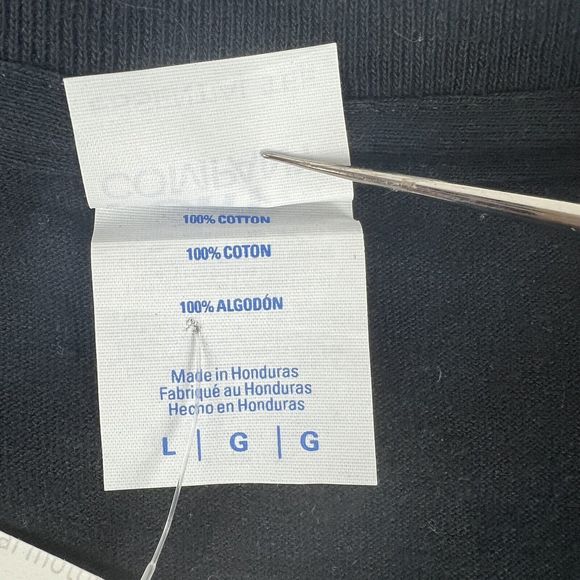 New Chevrolet T-Shirt Bowtie Engine Piston Cotton Men’s L Black Short Sleeve - Picture 4 of 9